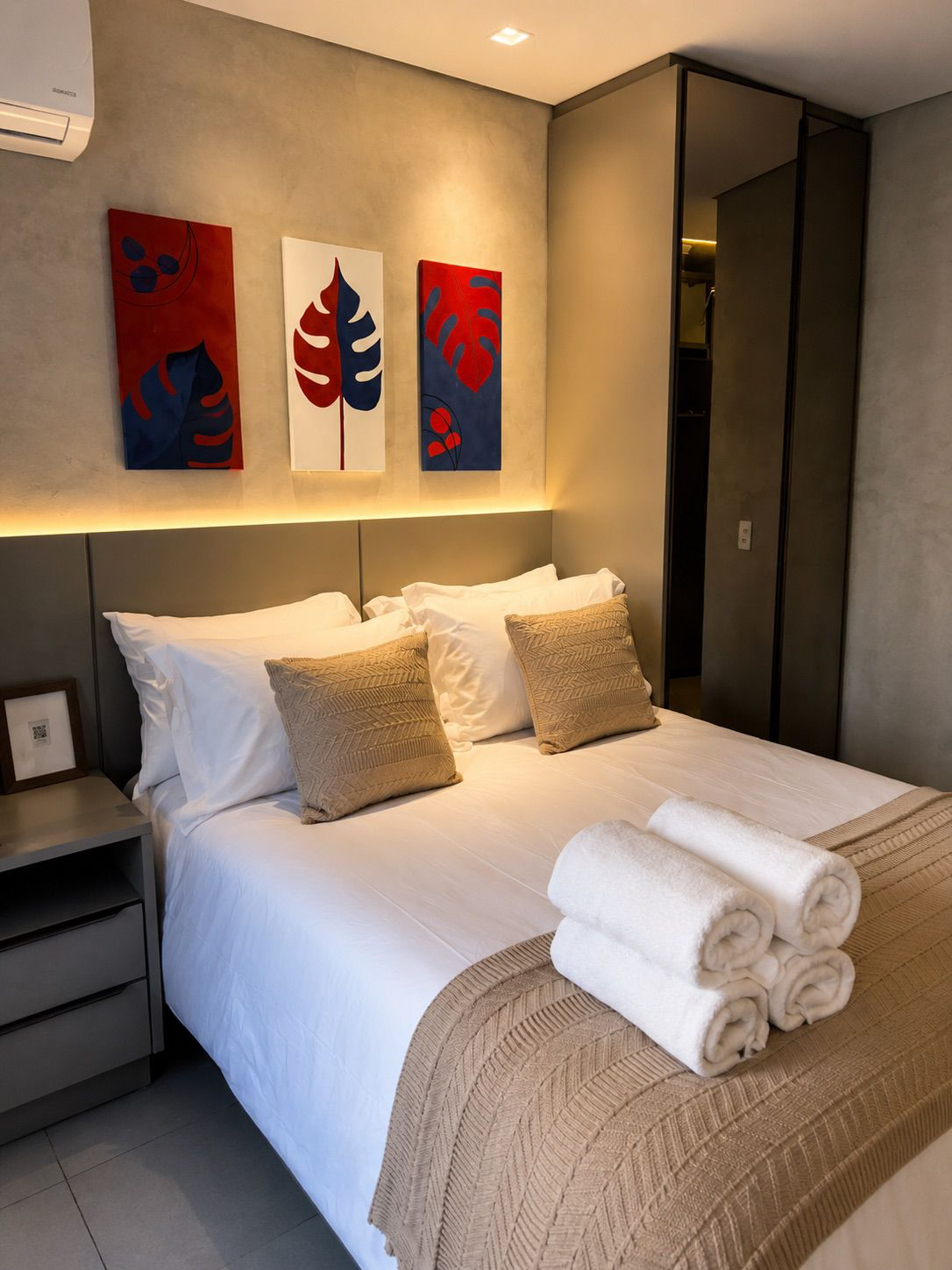 Quarto com decoração exclusiva